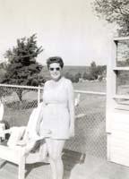 My Grandmother at a younger age enjoying the sun.