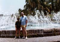 My father and I enjoying an Alcapolco vacation.