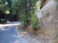 End of pavement,  Old Galloway Rd.