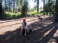 Eastern head of Old Galloway Rd. (6 miles from Downieville)