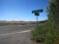 Turnoff to Davis Creek Park