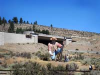 Miner prospecting below future I-580