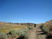 Gradual ascent through foothills