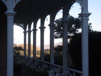 Porch of original Gould & Curry mining office