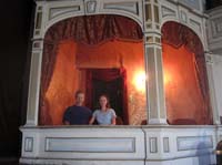 John Mackay's box seat at Piper's Opera House