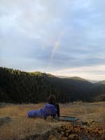 Early morning shower - Alleghany, CA