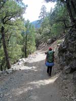 Descent towards Middle Fork Yuba River