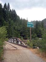 Crossing into Nevada County, CA