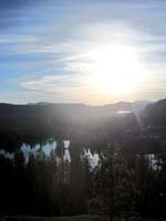 View west over Lake Mary and Lake Van Norden