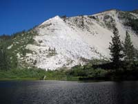 Price Lake looking back towards Mt. Rose