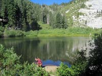 Price Lake from campsite