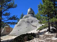 Weathered granite sculpture